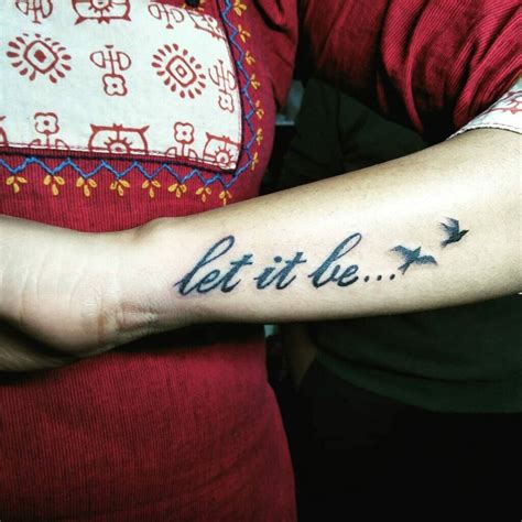 93 Best Let it be tattoo ideas in 2024